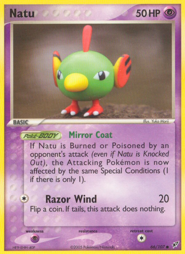 Natu (66/107) [EX: Deoxys] | Dumpster Cat Games