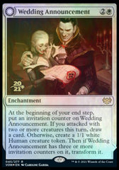 Wedding Announcement // Wedding Festivity [Innistrad: Crimson Vow Prerelease Promos] | Dumpster Cat Games