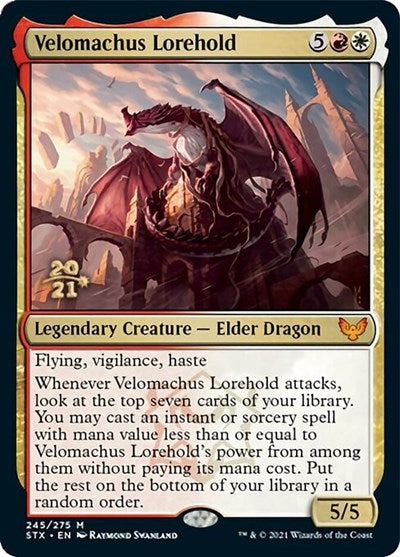 Velomachus Lorehold [Strixhaven: School of Mages Prerelease Promos] | Dumpster Cat Games