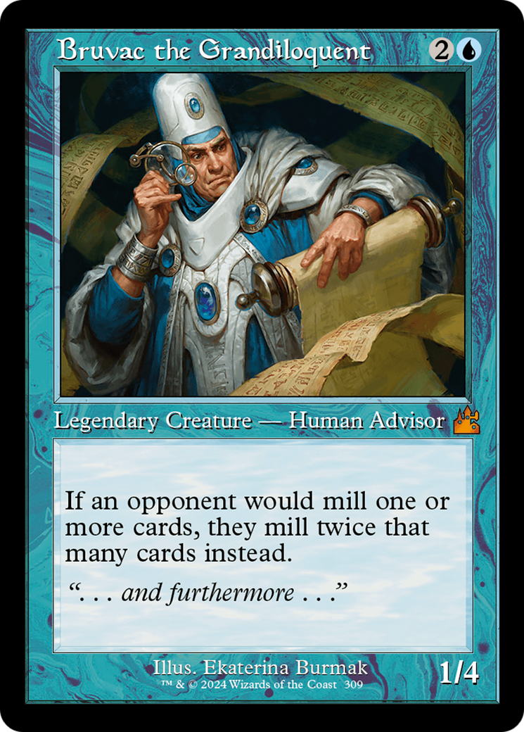 Bruvac the Grandiloquent (Retro Frame) [Ravnica Remastered] | Dumpster Cat Games