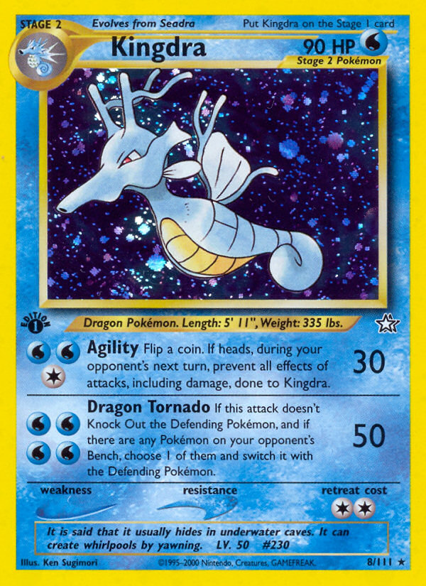 Kingdra (8/111) [Neo Genesis 1st Edition] | Dumpster Cat Games