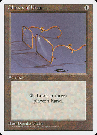 Glasses of Urza [Fourth Edition] | Dumpster Cat Games