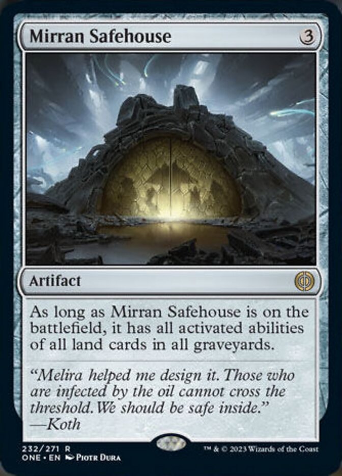 Mirran Safehouse [Phyrexia: All Will Be One] | Dumpster Cat Games