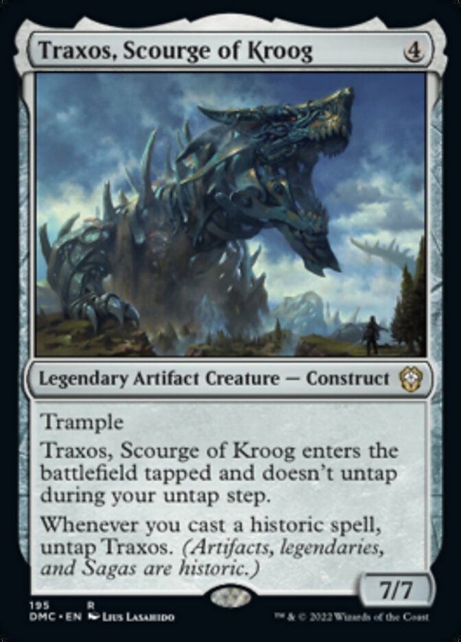 Traxos, Scourge of Kroog [Dominaria United Commander] | Dumpster Cat Games