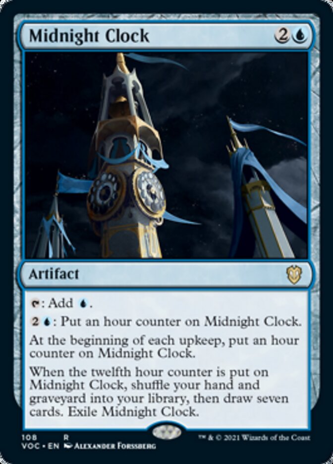 Midnight Clock [Innistrad: Crimson Vow Commander] | Dumpster Cat Games