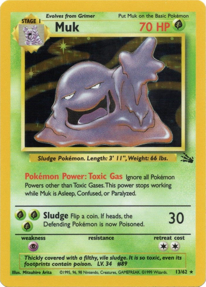 Muk (13/62) [Fossil Unlimited] | Dumpster Cat Games