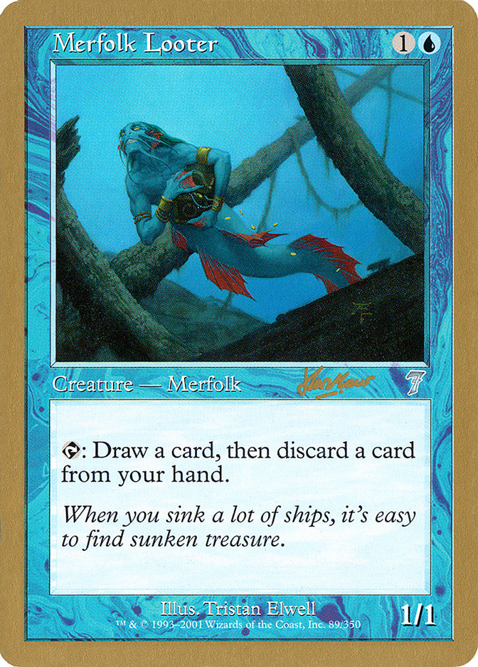 Merfolk Looter (Sim Han How) [World Championship Decks 2002] | Dumpster Cat Games