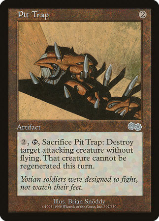 Pit Trap [Urza's Saga] | Dumpster Cat Games