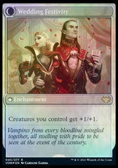 Wedding Announcement // Wedding Festivity [Innistrad: Crimson Vow Prerelease Promos] | Dumpster Cat Games