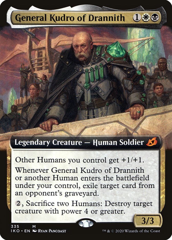 General Kudro of Drannith (Extended Art) [Ikoria: Lair of Behemoths] | Dumpster Cat Games