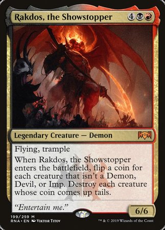 Rakdos, the Showstopper [Ravnica Allegiance] | Dumpster Cat Games