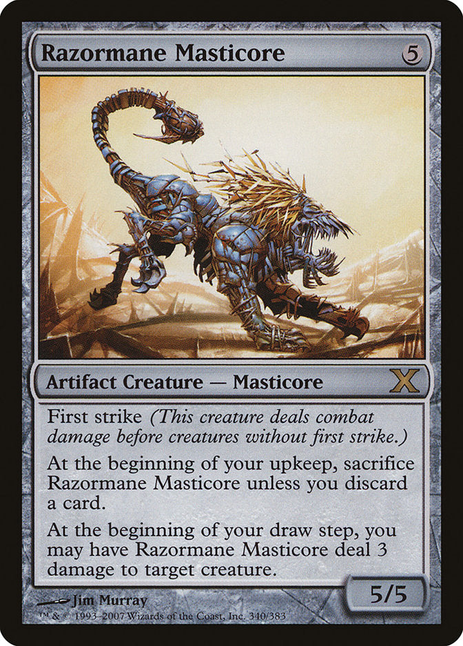 Razormane Masticore [Tenth Edition] | Dumpster Cat Games