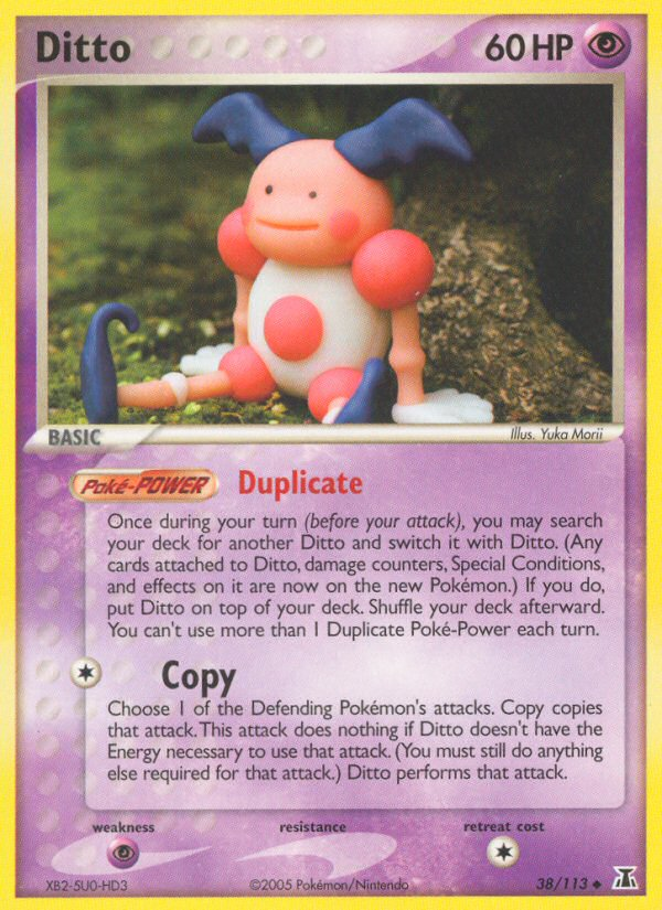 Ditto (38/113) [EX: Delta Species] | Dumpster Cat Games