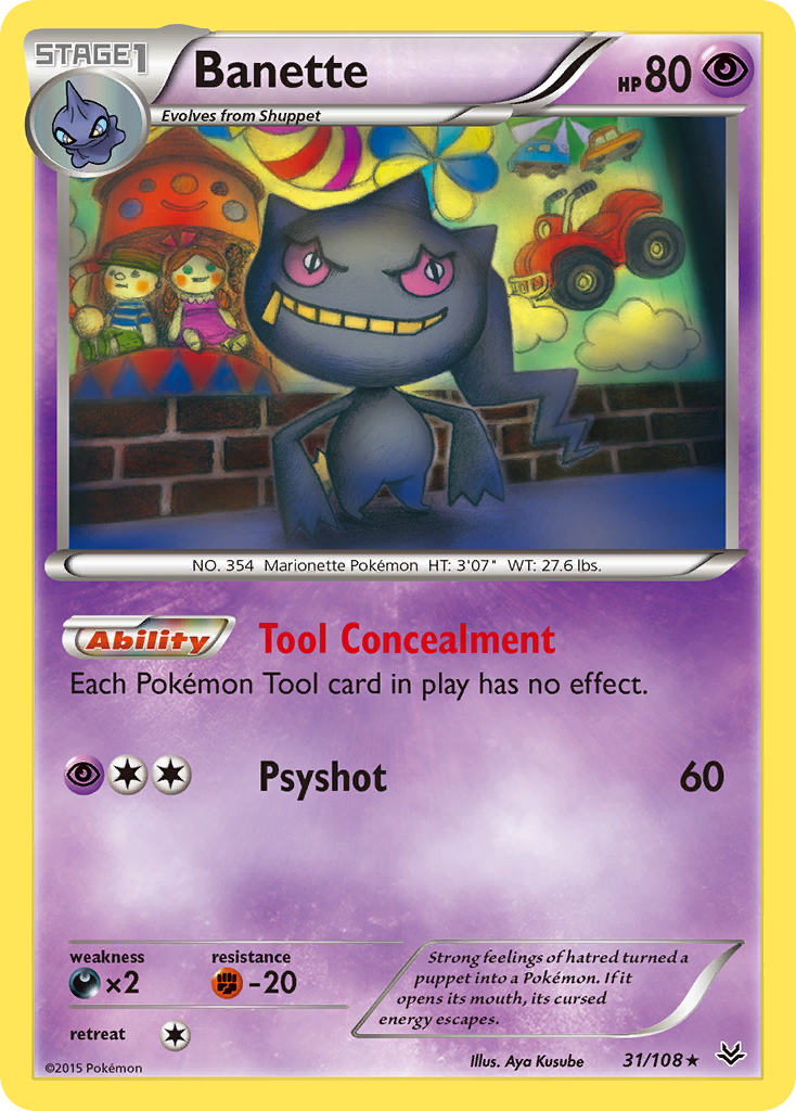 Banette (31/108) [XY: Roaring Skies] | Dumpster Cat Games