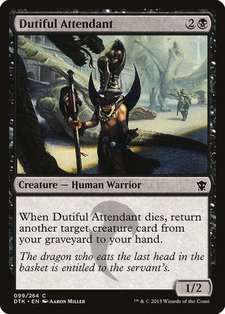 Dutiful Attendant [Dragons of Tarkir] | Dumpster Cat Games