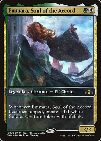 Emmara, Soul of the Accord [Guilds of Ravnica Promos] | Dumpster Cat Games