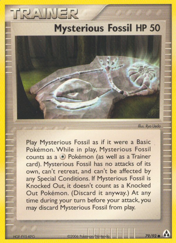 Mysterious Fossil (79/92) [EX: Legend Maker] | Dumpster Cat Games