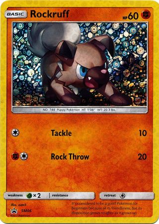 Rockruff (SM06) (General Mills Promo) [Sun & Moon: Black Star Promos] | Dumpster Cat Games