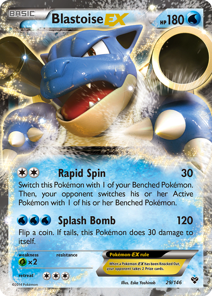 Blastoise EX (29/146) [XY: Base Set] | Dumpster Cat Games