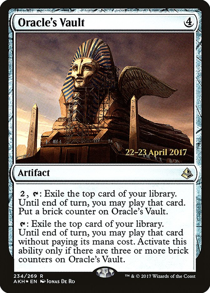 Oracle's Vault  [Amonkhet Prerelease Promos] | Dumpster Cat Games