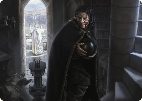 Grima, Saruman's Footman Art Card [The Lord of the Rings: Tales of Middle-earth Art Series] | Dumpster Cat Games