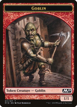 Goblin Token [Core Set 2019 Tokens] | Dumpster Cat Games