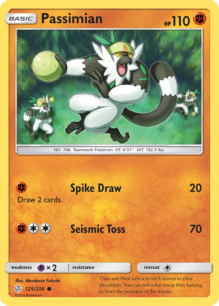 Passimian (125/236) [Sun & Moon: Cosmic Eclipse] | Dumpster Cat Games