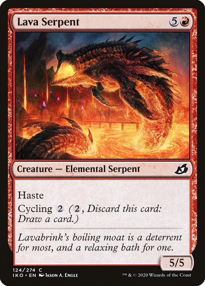 Lava Serpent [Ikoria: Lair of Behemoths] | Dumpster Cat Games