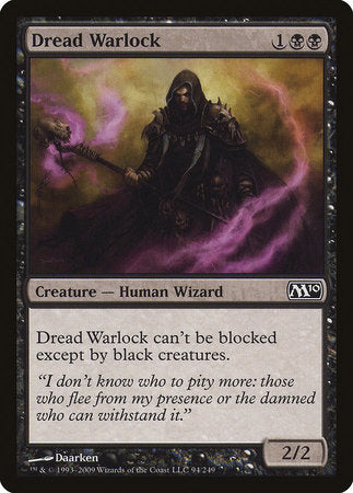 Dread Warlock [Magic 2010] | Dumpster Cat Games