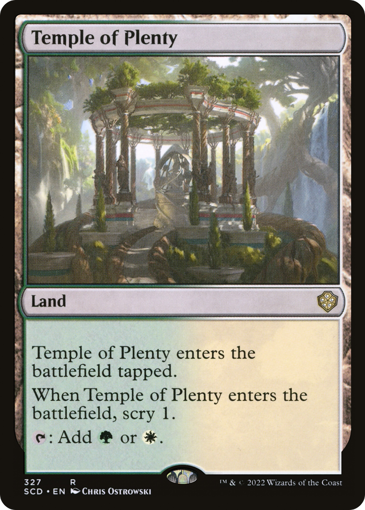 Temple of Plenty [Starter Commander Decks] | Dumpster Cat Games