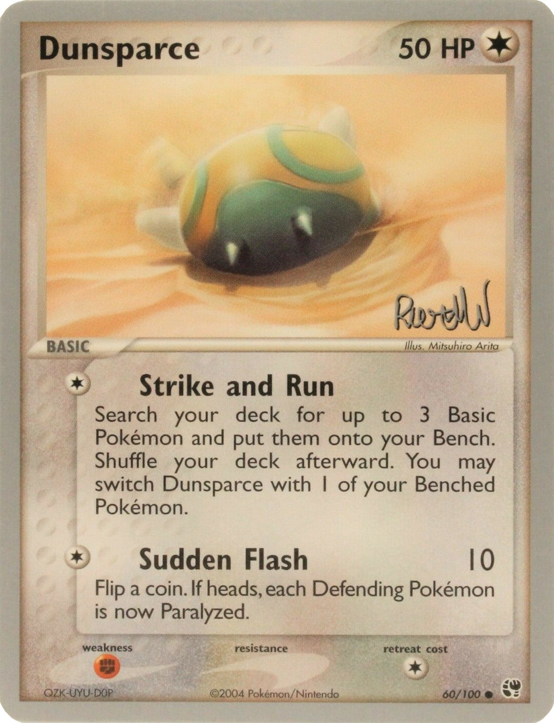 Dunsparce (60/100) (Rocky Beach - Reed Weichler) [World Championships 2004] | Dumpster Cat Games