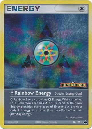 Rainbow Energy (88/101)(Delta Species) (Stamped) [EX: Dragon Frontiers] | Dumpster Cat Games