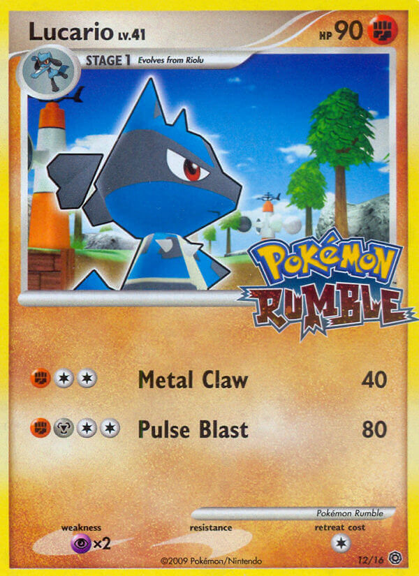 Lucario (12/16) [Pokémon Rumble] | Dumpster Cat Games