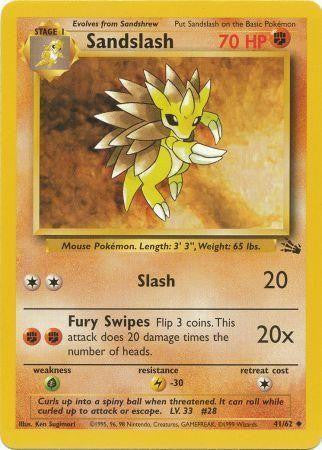 Sandslash (41/62) [Fossil Unlimited] | Dumpster Cat Games