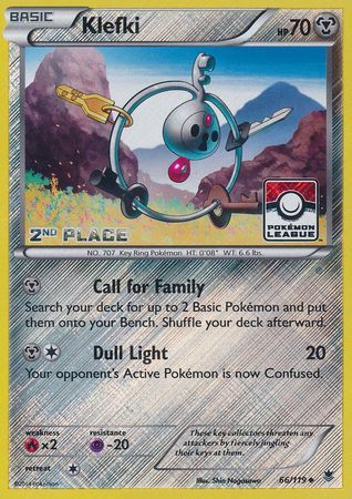 Klefki (66/119) (League Promo 2nd Place) [XY: Phantom Forces] | Dumpster Cat Games