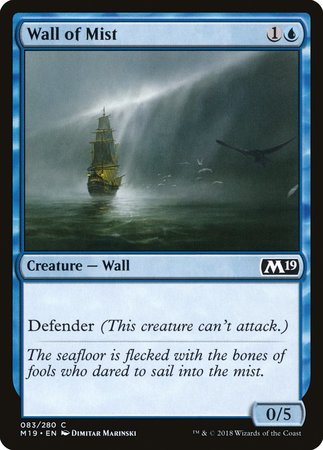 Wall of Mist [Core Set 2019] | Dumpster Cat Games