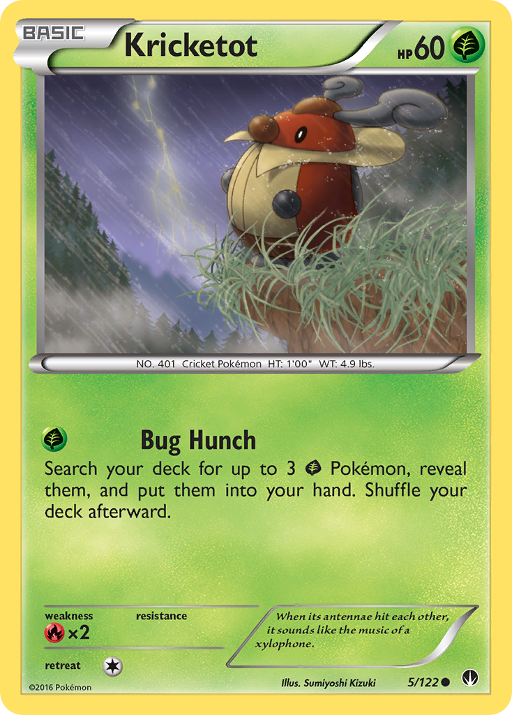 Kricketot (5/122) [XY: BREAKpoint] | Dumpster Cat Games