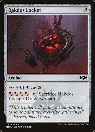 Rakdos Locket [Ravnica Allegiance] | Dumpster Cat Games