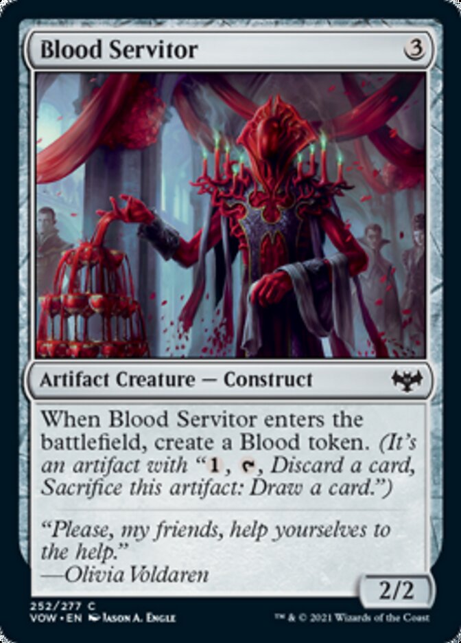 Blood Servitor [Innistrad: Crimson Vow] | Dumpster Cat Games