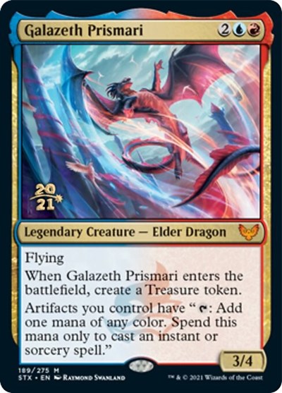 Galazeth Prismari [Strixhaven: School of Mages Prerelease Promos] | Dumpster Cat Games