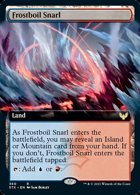 Frostboil Snarl (Extended) [Strixhaven: School of Mages] | Dumpster Cat Games