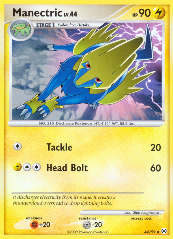 Manectric (44/99) [Platinum: Arceus] | Dumpster Cat Games