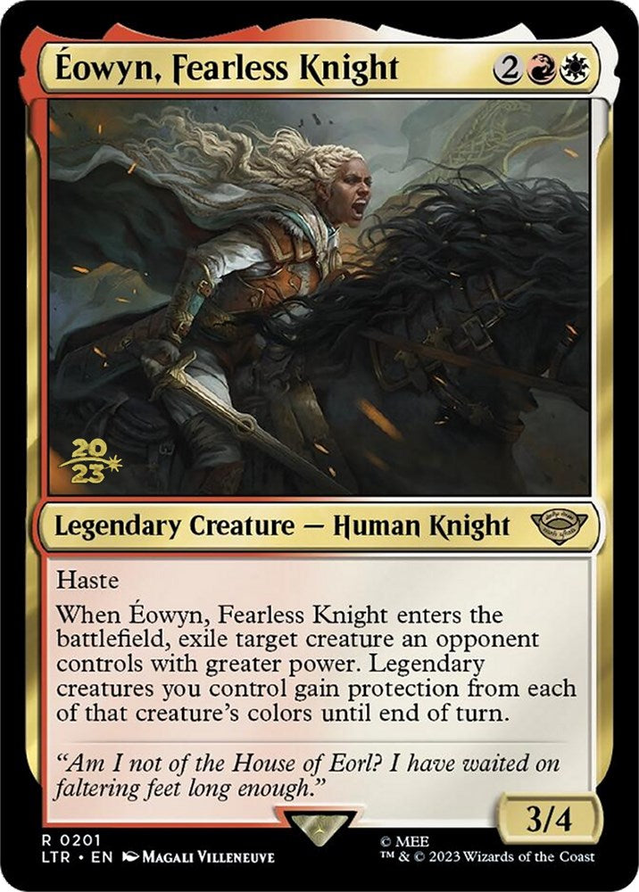 Eowyn, Fearless Knight [The Lord of the Rings: Tales of Middle-Earth Prerelease Promos] | Dumpster Cat Games