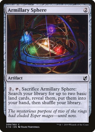 Armillary Sphere [Commander 2019] | Dumpster Cat Games