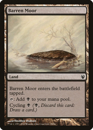 Barren Moor [Duel Decks: Izzet vs. Golgari] | Dumpster Cat Games