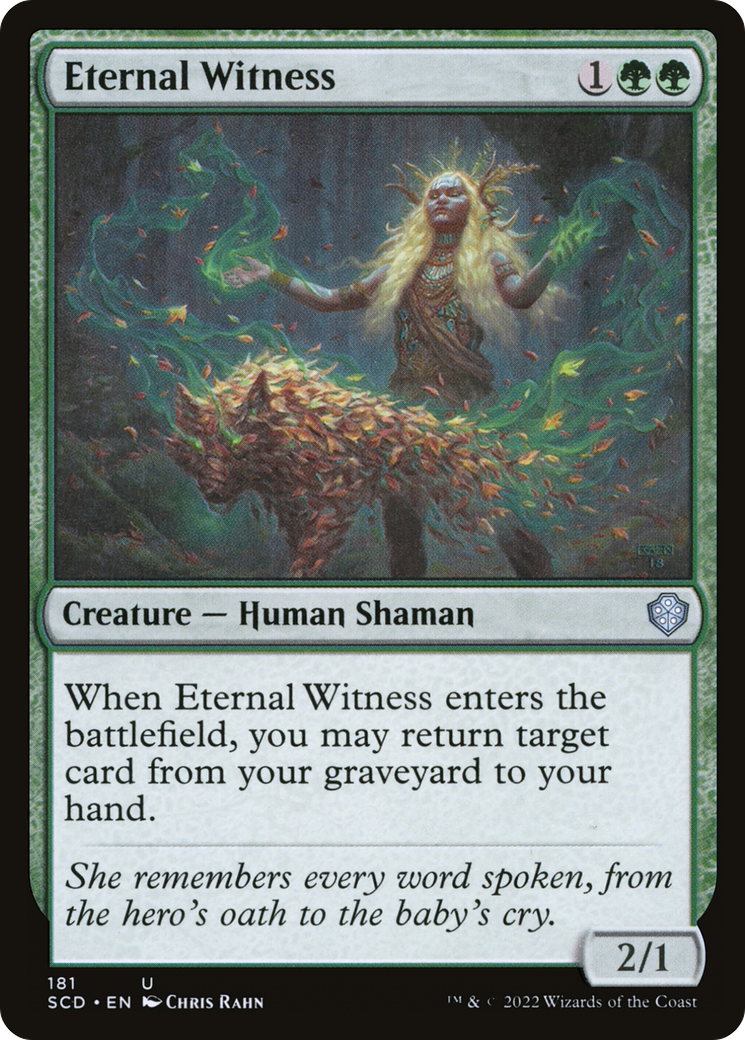 Eternal Witness [Starter Commander Decks] | Dumpster Cat Games