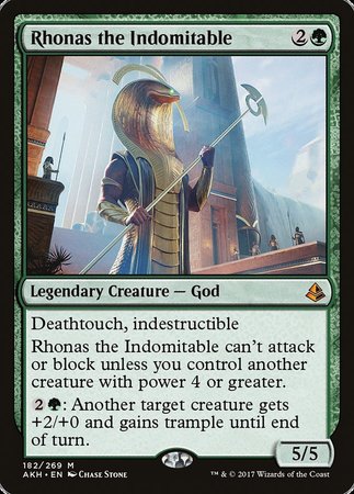 Rhonas the Indomitable [Amonkhet] | Dumpster Cat Games