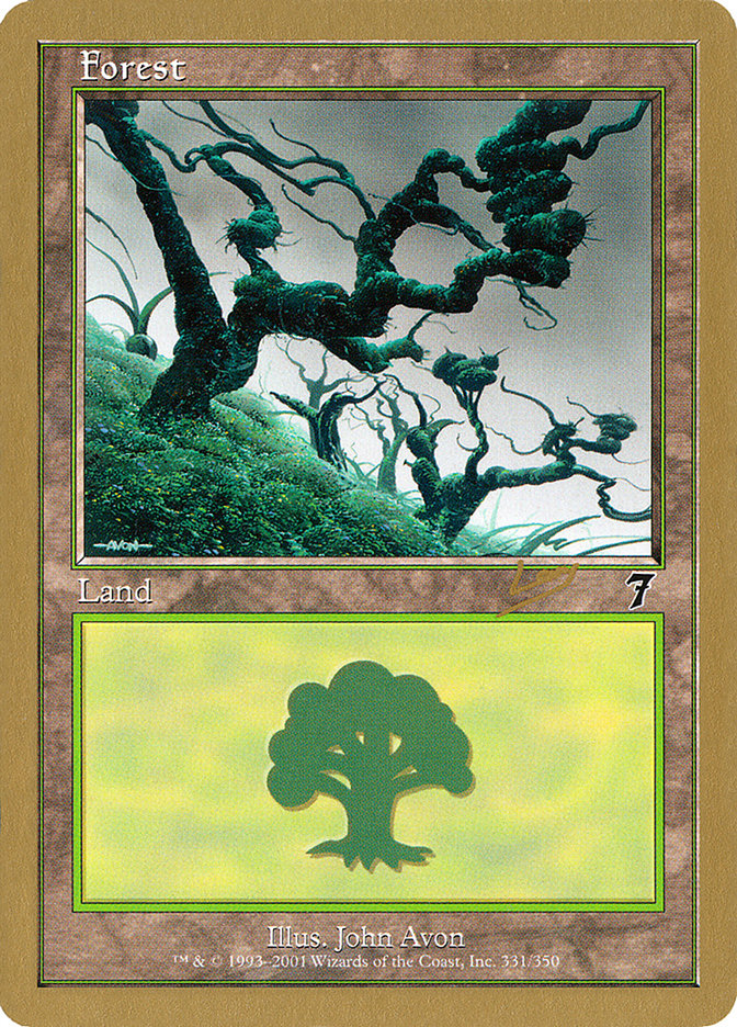 Forest (rl331) (Raphael Levy) [World Championship Decks 2002] | Dumpster Cat Games