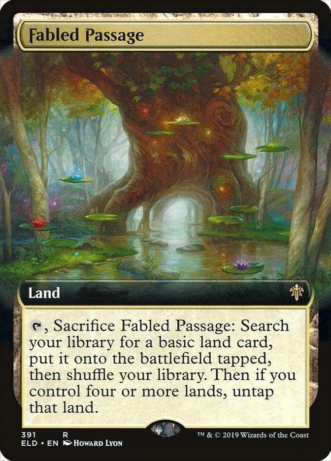 Fabled Passage (Extended Art) [Throne of Eldraine] | Dumpster Cat Games