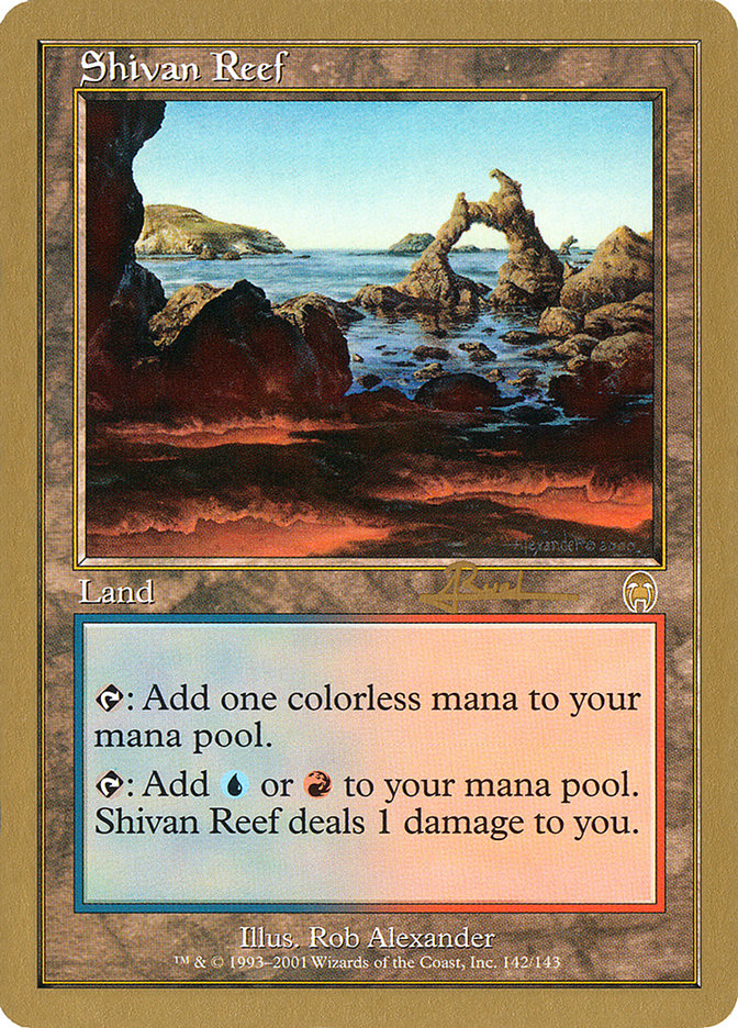 Shivan Reef (Antoine Ruel) [World Championship Decks 2001] | Dumpster Cat Games